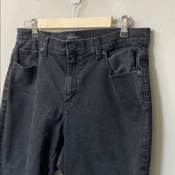 Halogen black straight leg crop jeans size 32 - Picture 5 of 11